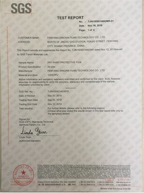 The Testing Report Of PPF By SGS