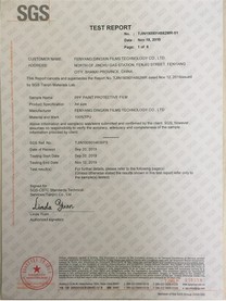 The Testing Report Of PPF By SGS