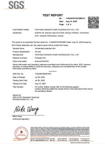 The Testing Report Of Windshield Film By SGS